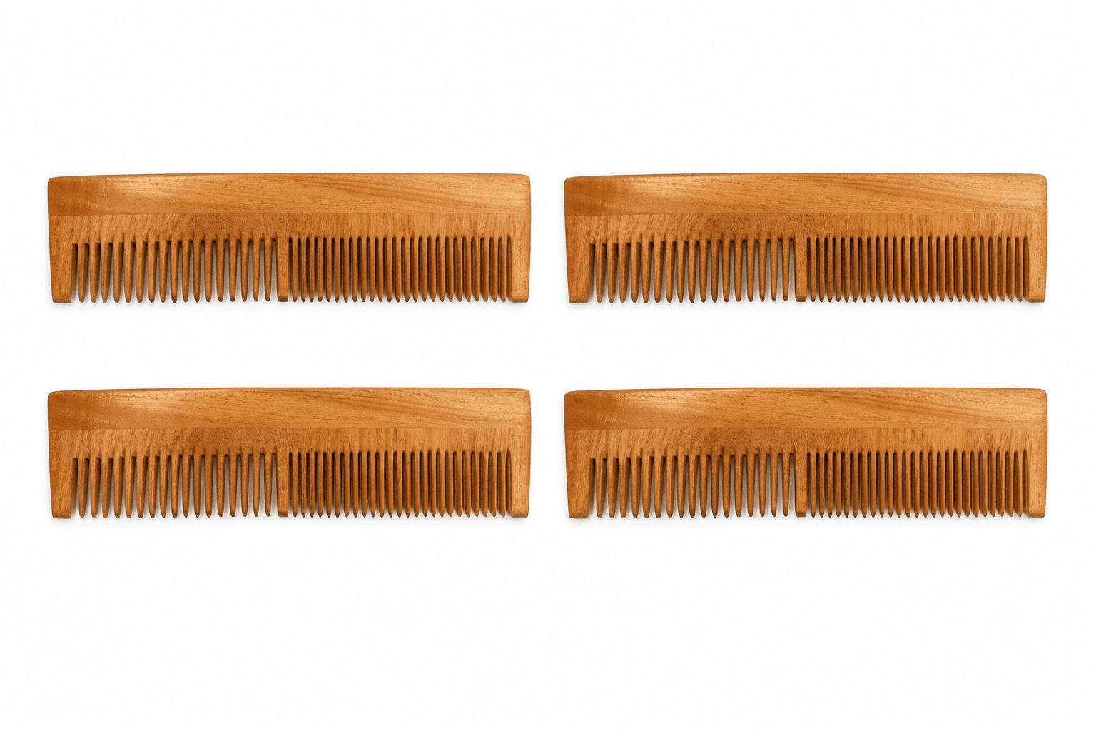Neem Wood Comb Set of 4