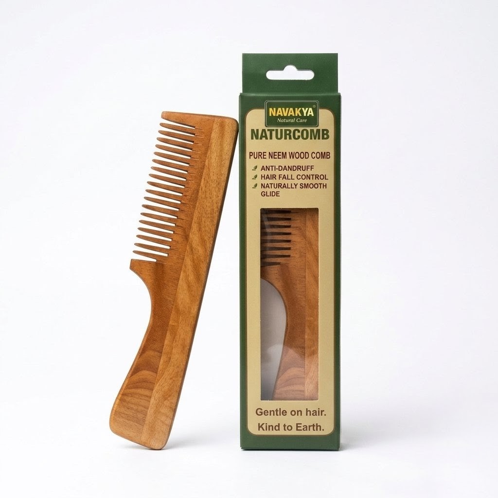 Handle Neem Wood Comb