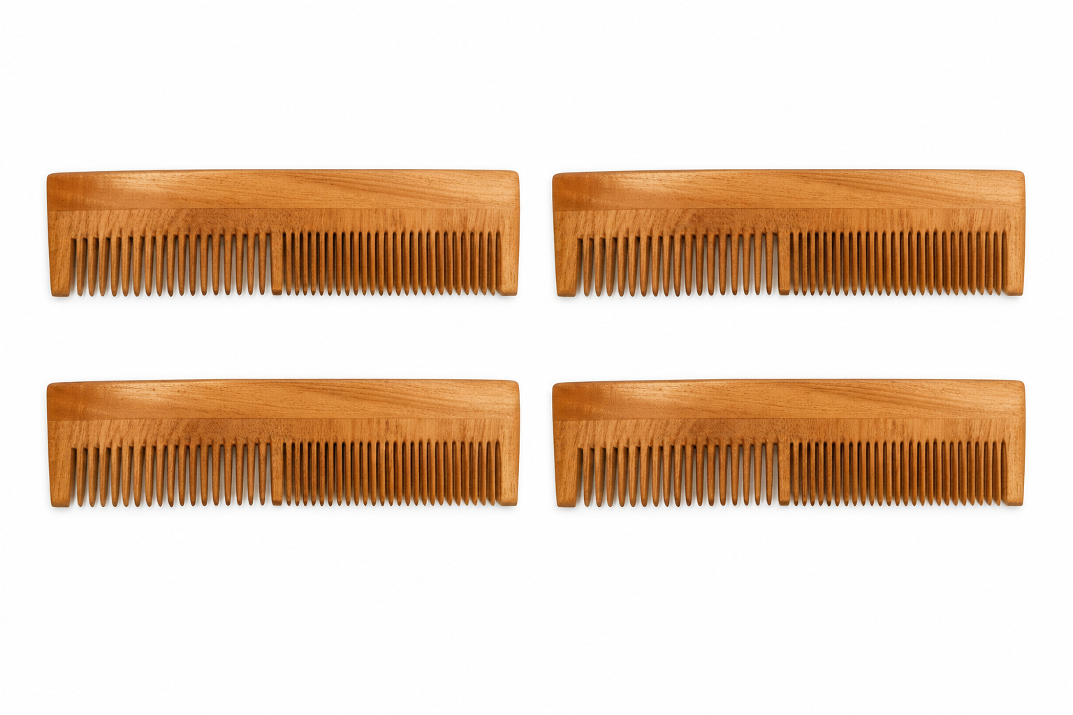 Neem Wood Comb Set of 4